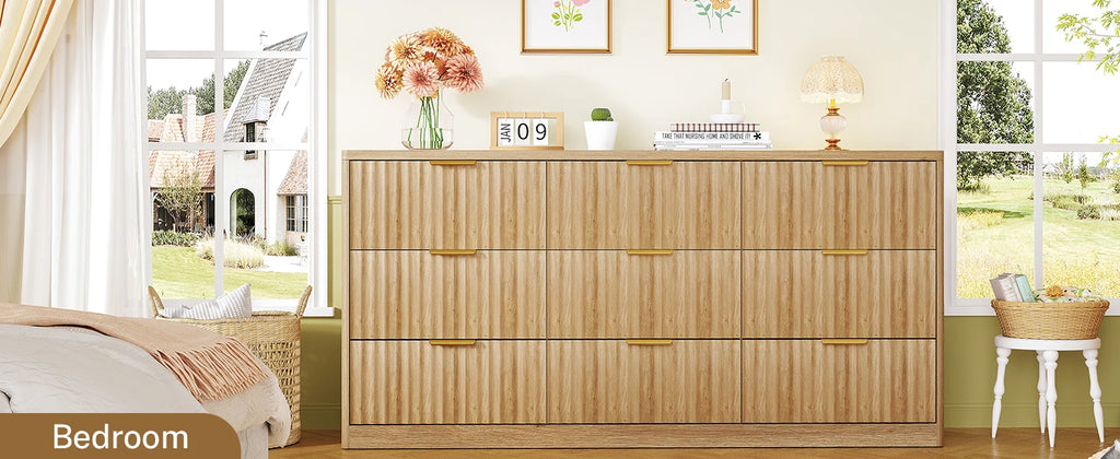 Dresser for Bedroom with 9 Drawers