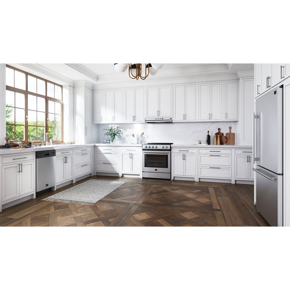 Forno Leonardo 30-Inch Stainless Steel Electric Range, True Convection, Energy Efficient
