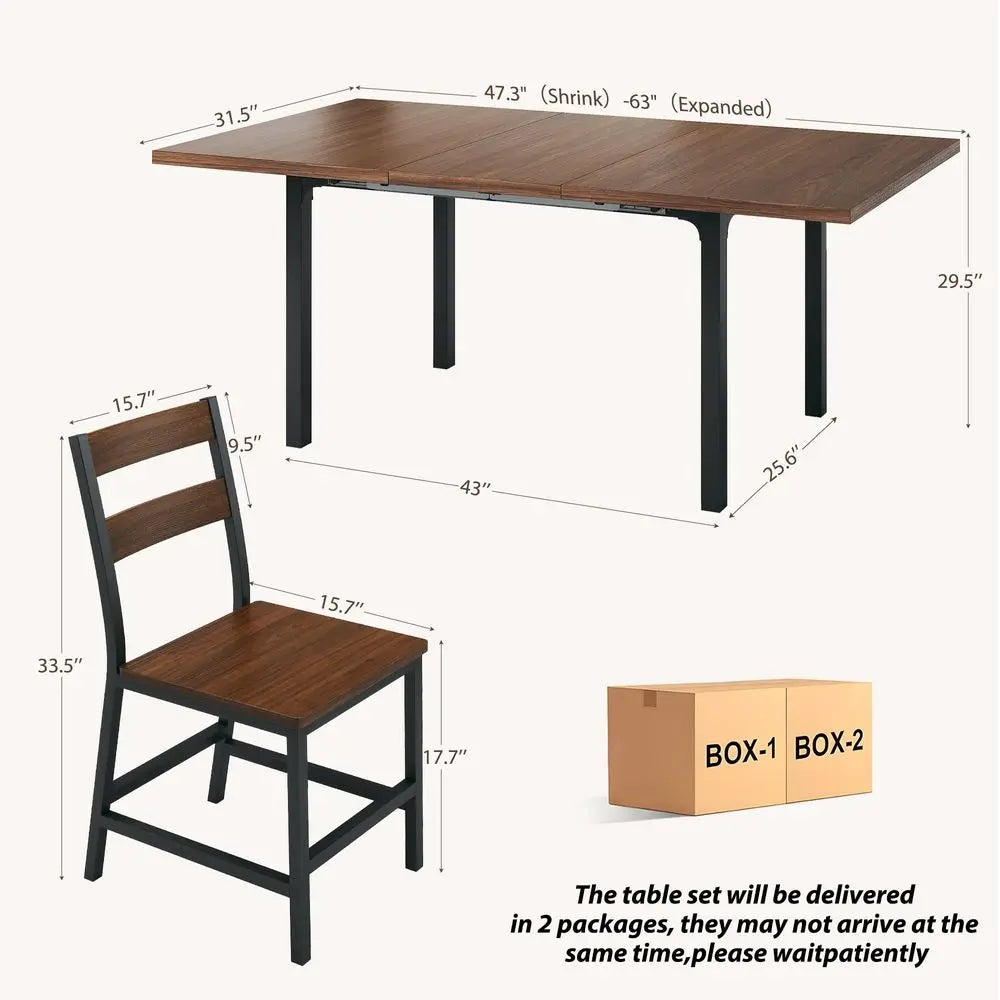 Dining Table Set for 6