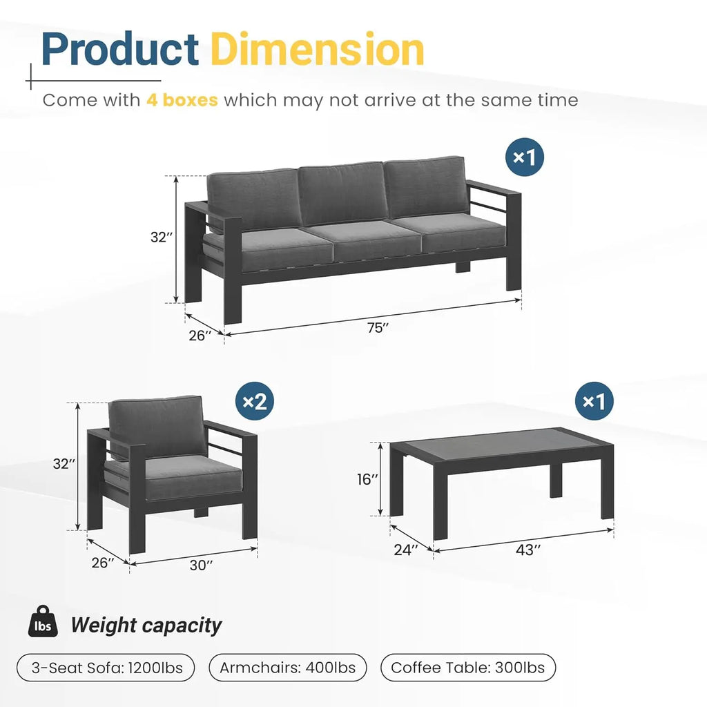 Outdoor Patio Furniture Set