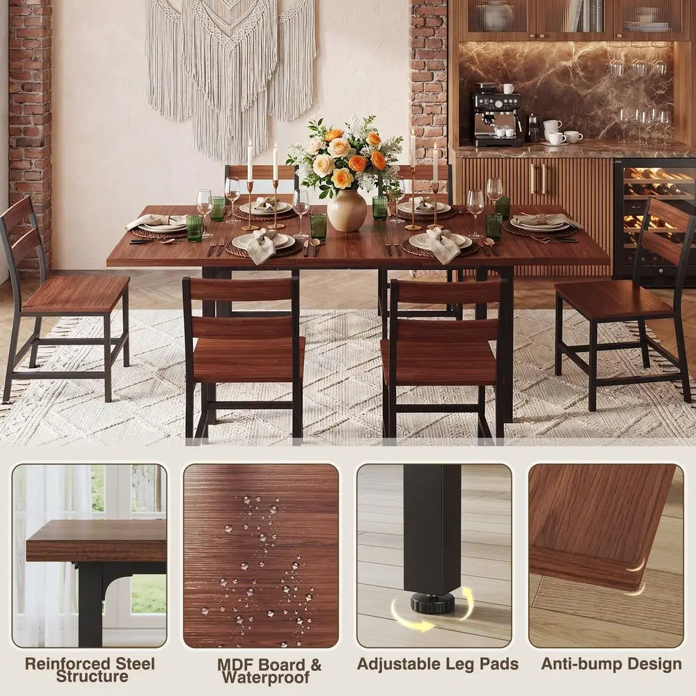 Dining Table Set for 6