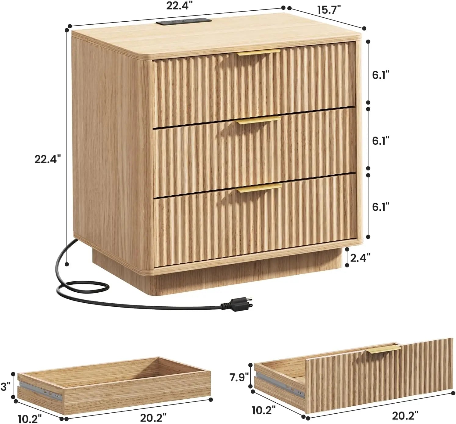 Nightstand Set of 2
