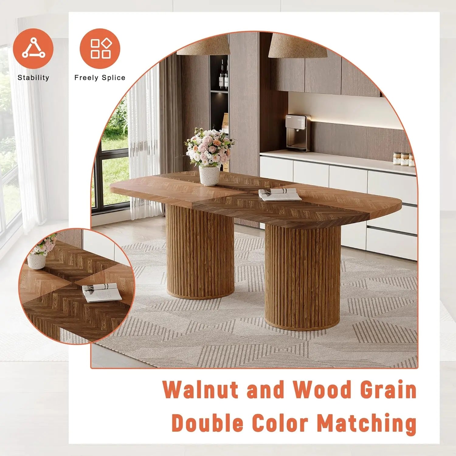 Dining Table Set for 8