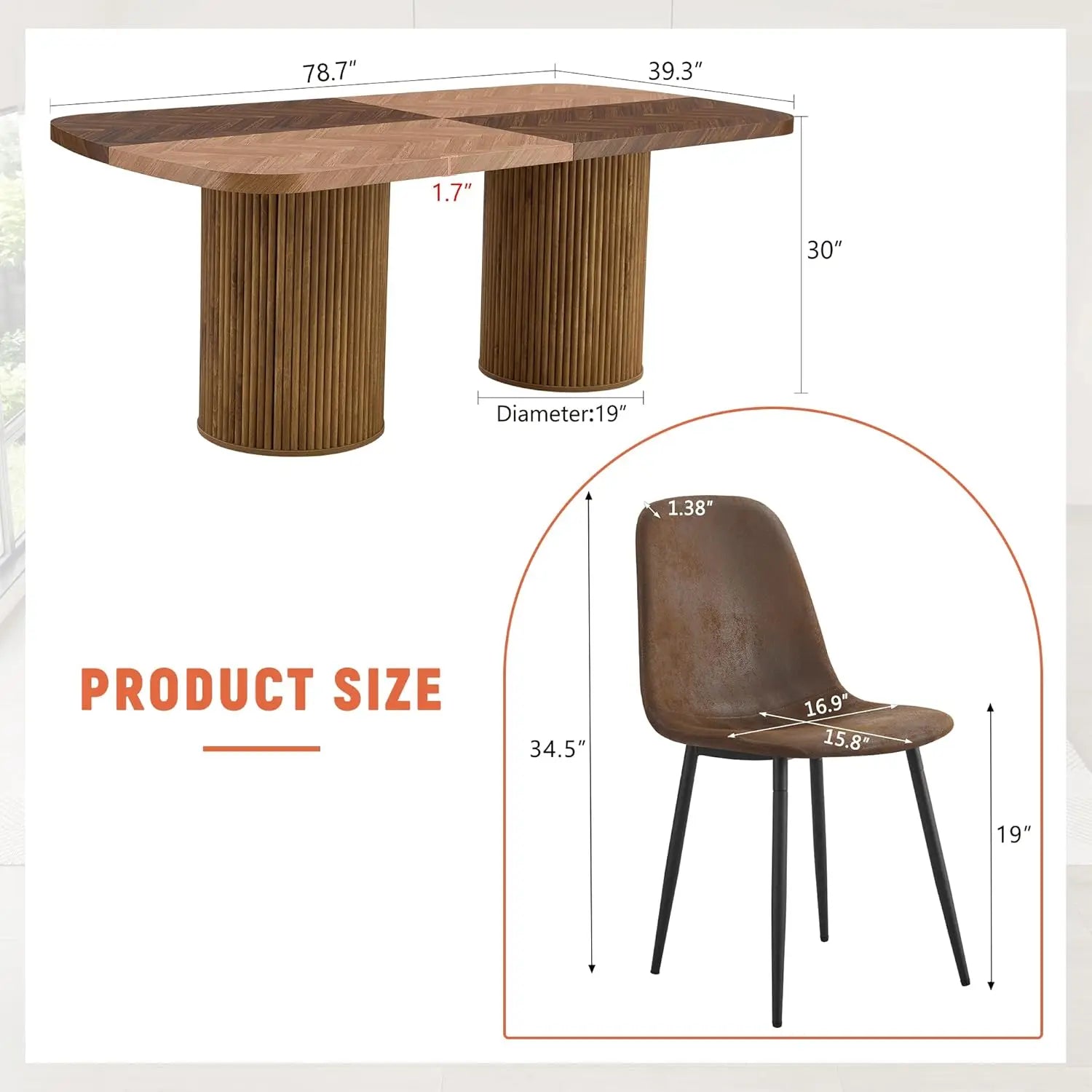 Dining Table Set for 8
