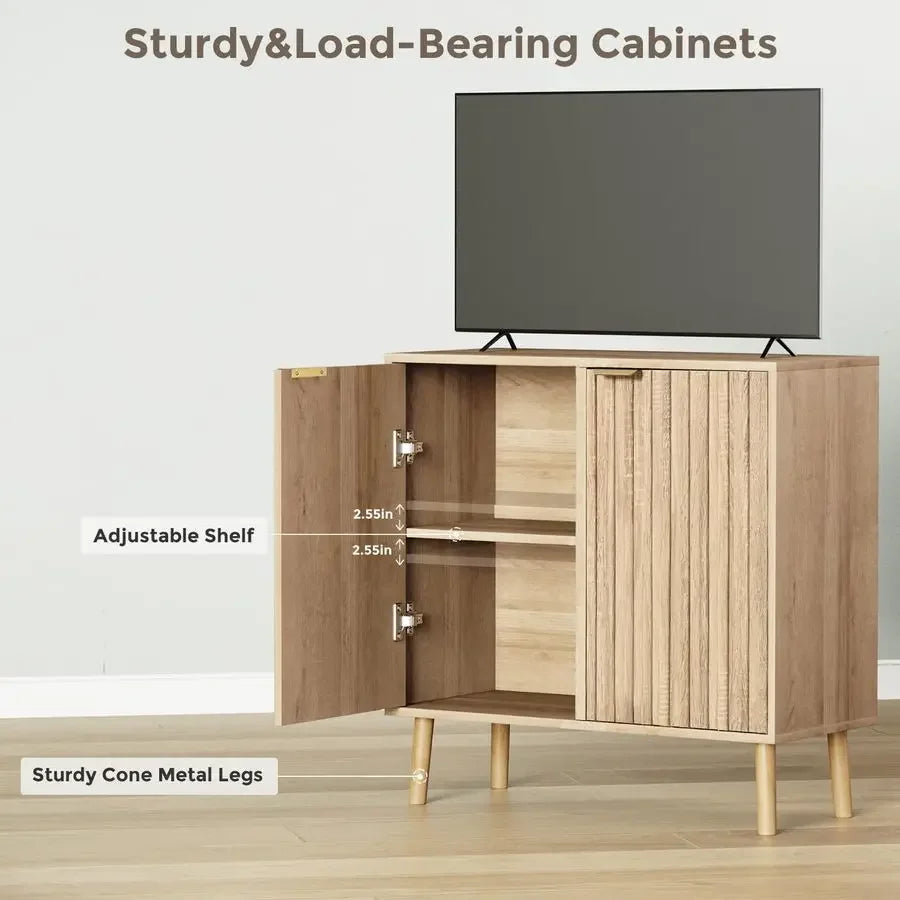 Wood Sideboard Buffet,