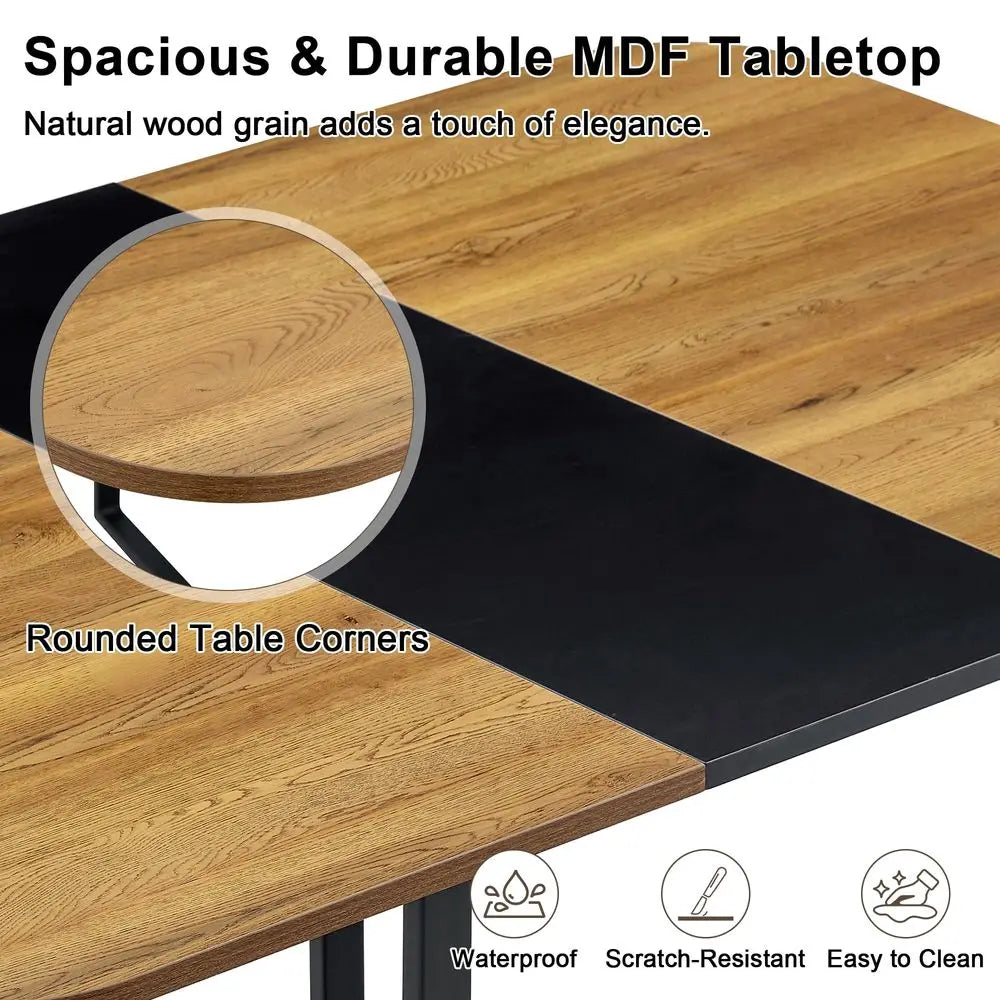 Modern Dining Room Table Set for 6