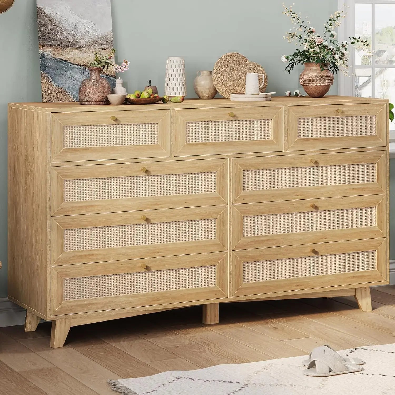 Dresser 5 Drawer Tall Chest