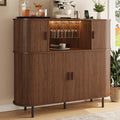 Wine & Liquor Cabinet with Power Outlet