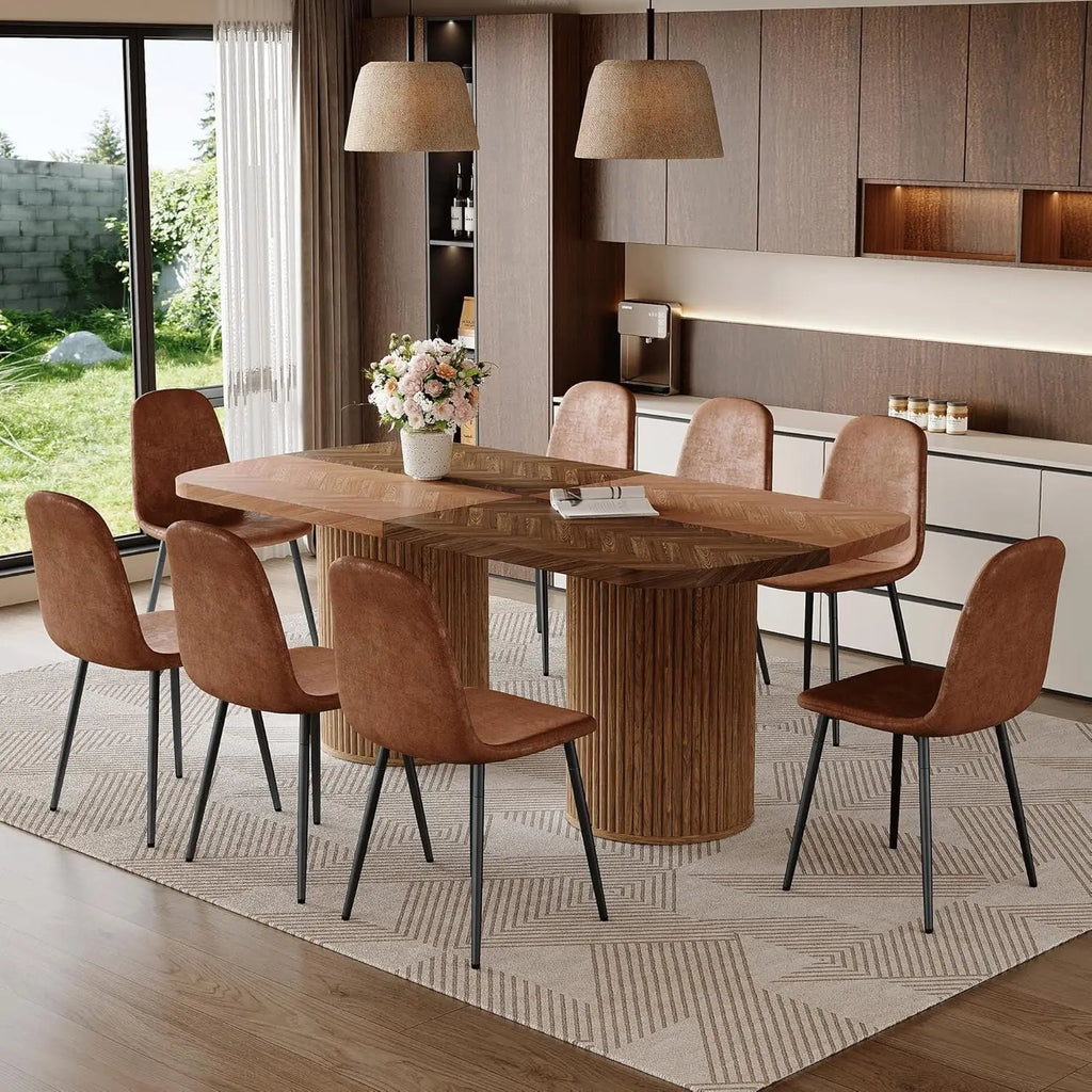 Dining Table Set for 8