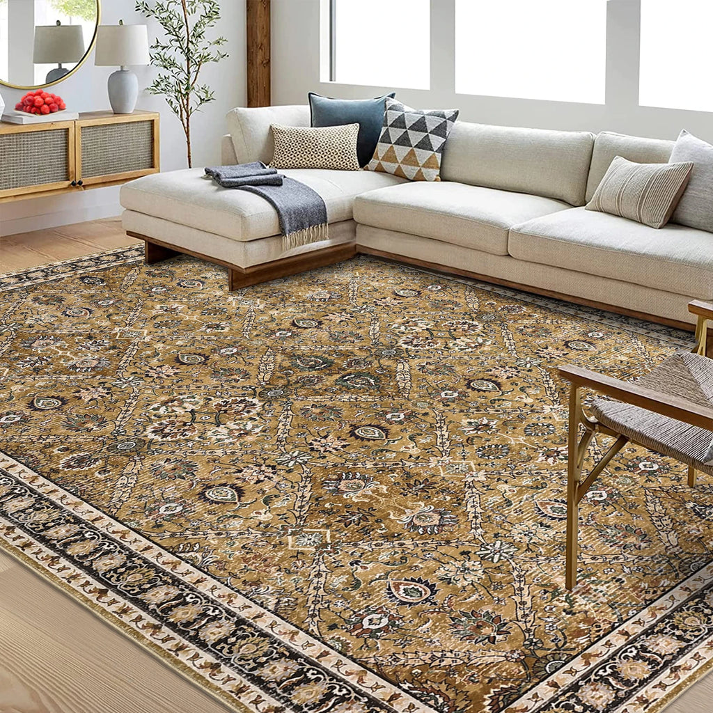 Rug for Living Room, Machine Washable