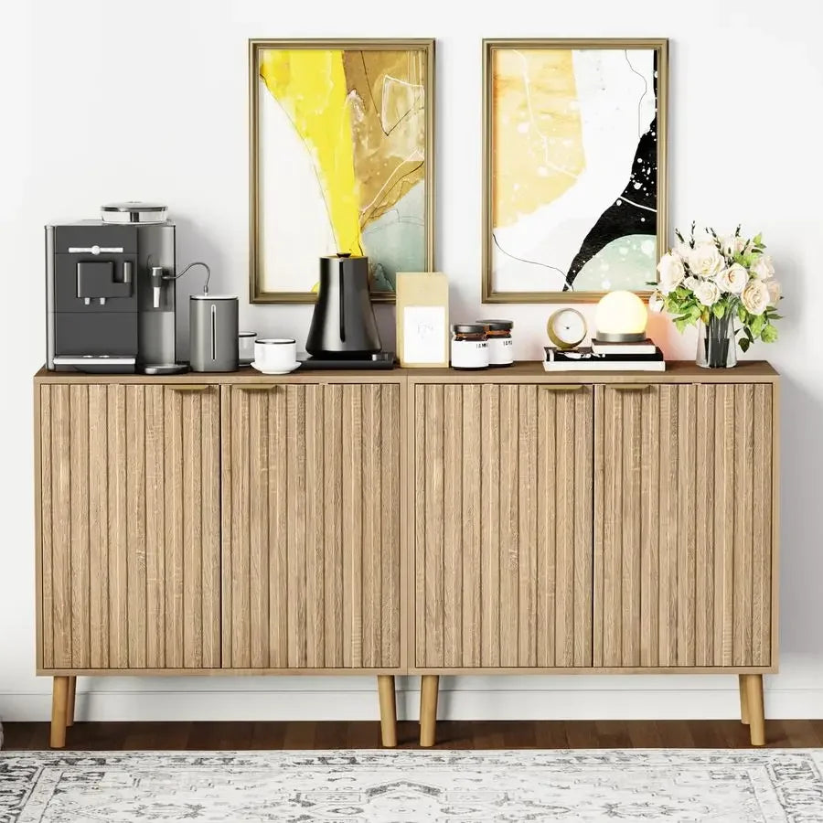 Wood Sideboard Buffet,