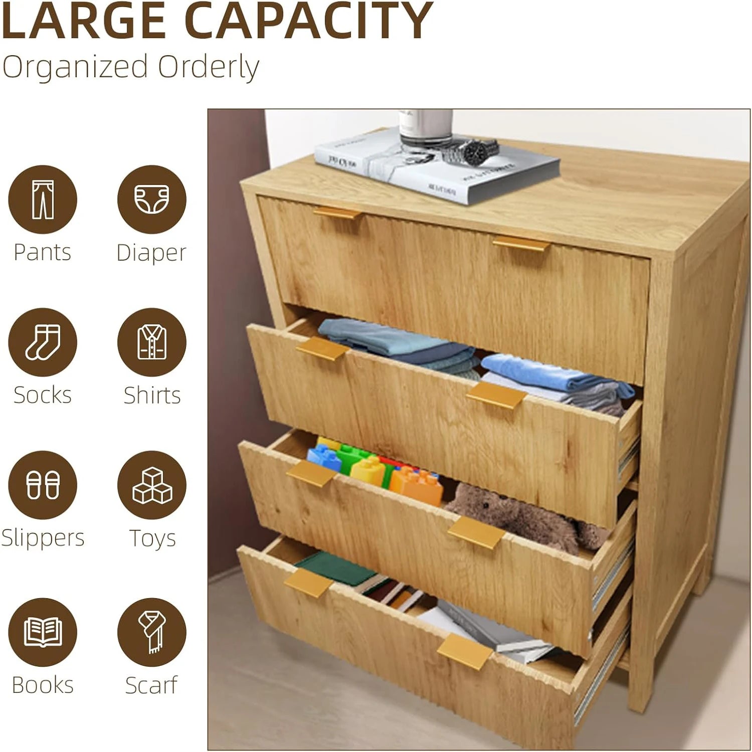 Dresser Modern  4 Drawers