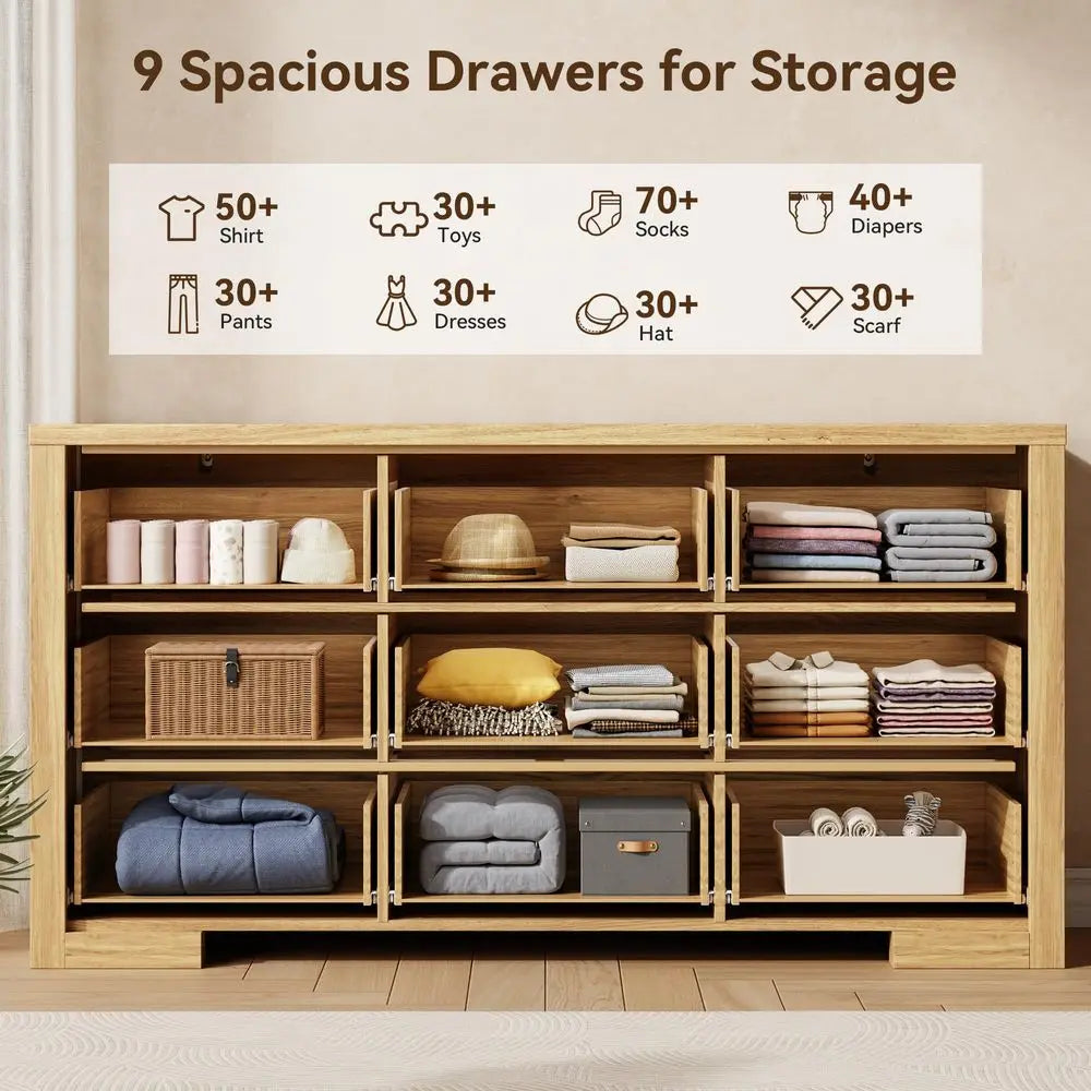 Dresser for Bedroom, Chest of Drawers