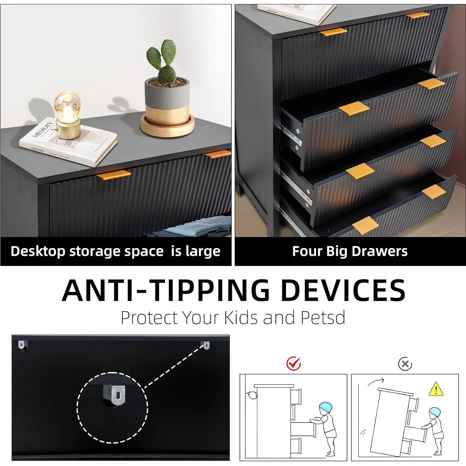 Dresser Modern  4 Drawers