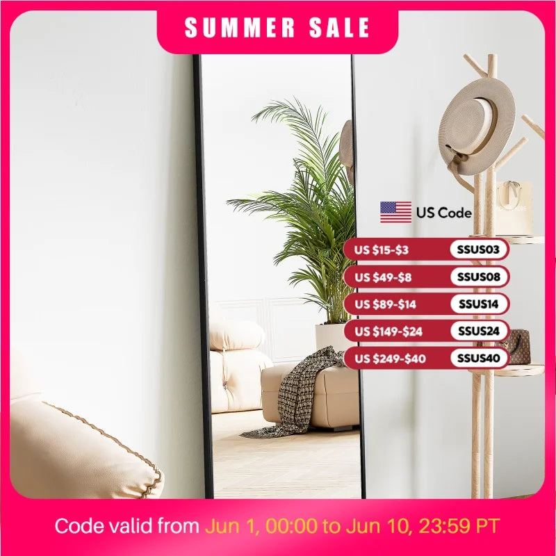 Mirror Standing Hanging or Leaning