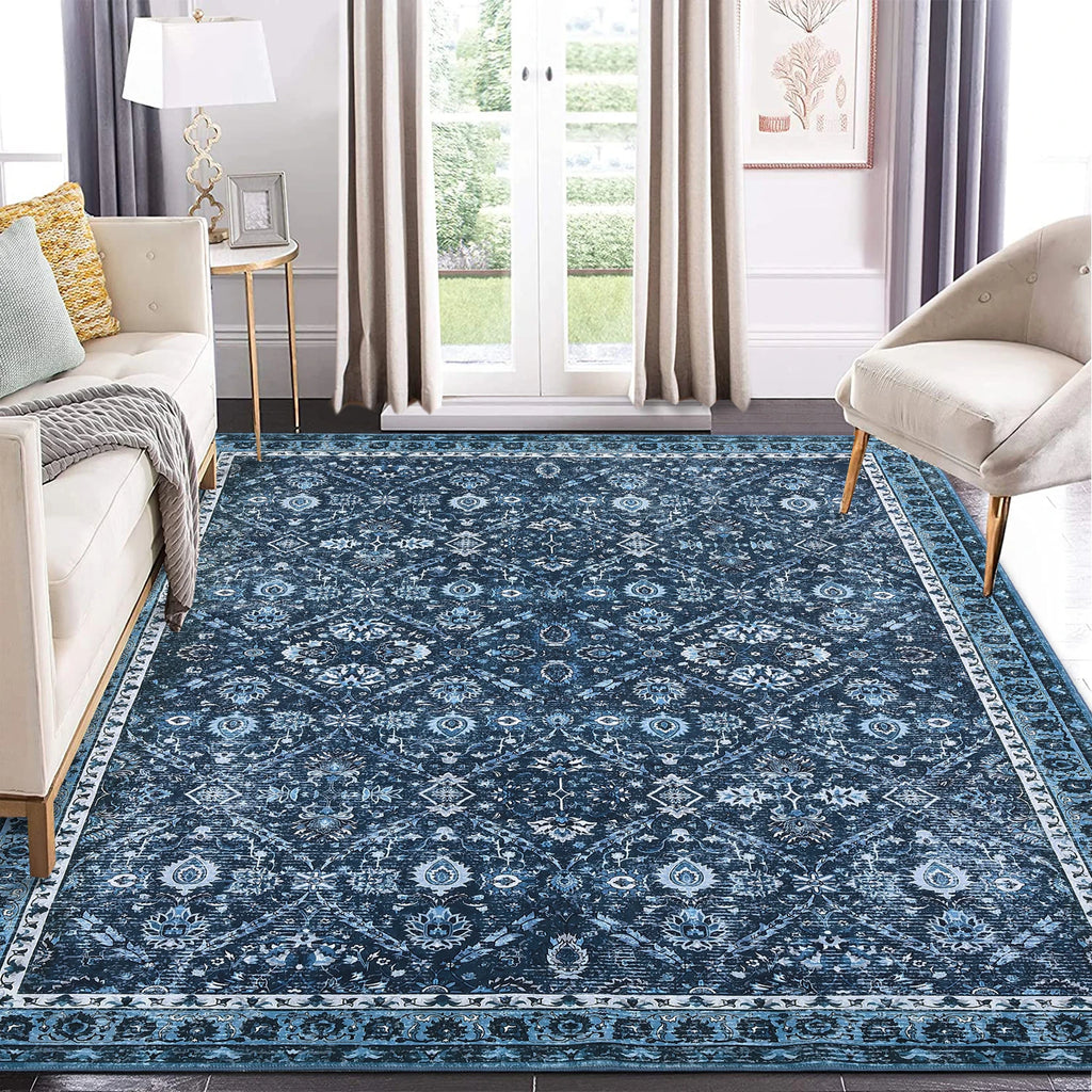 Rug for Living Room, Machine Washable