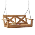 Porch Swing Bench with Two-Person Seating