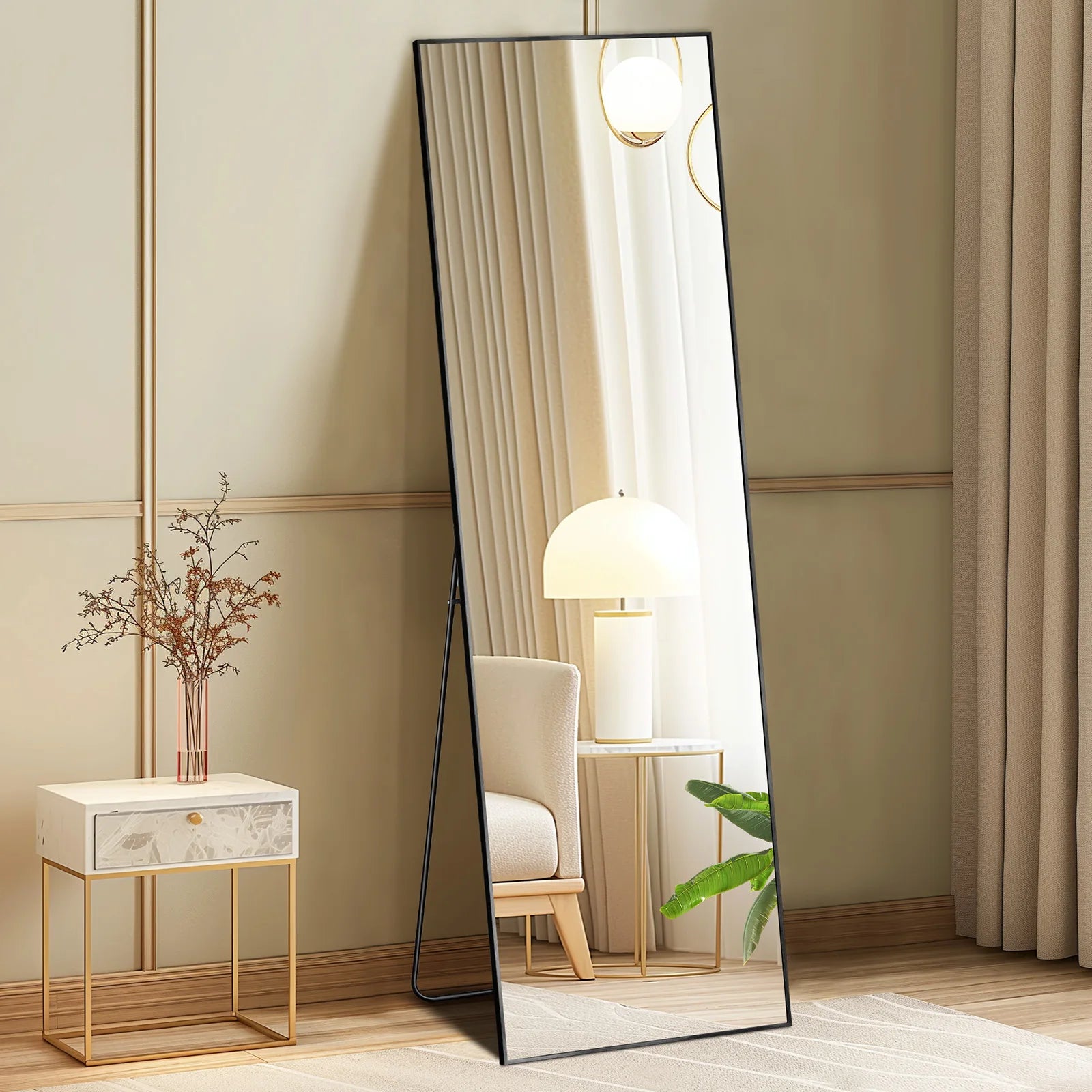 Mirror Standing Hanging or Leaning
