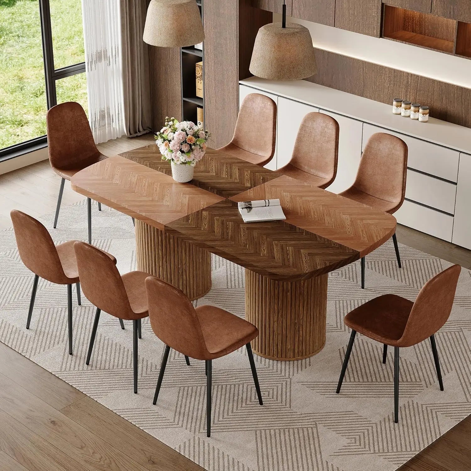 Dining Table Set for 8