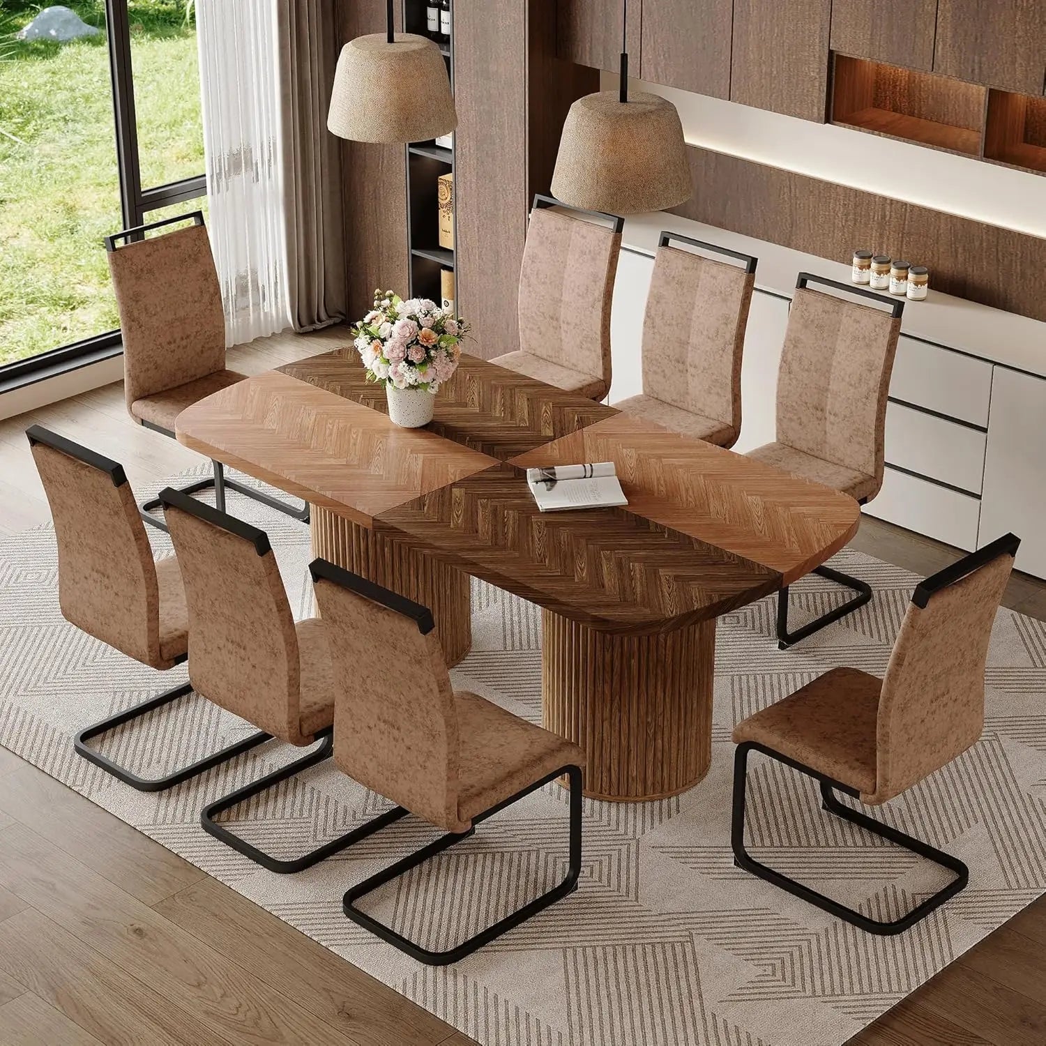 Dining Table Set for 8