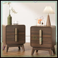 Mid Century Modern Nightstand Set of 2
