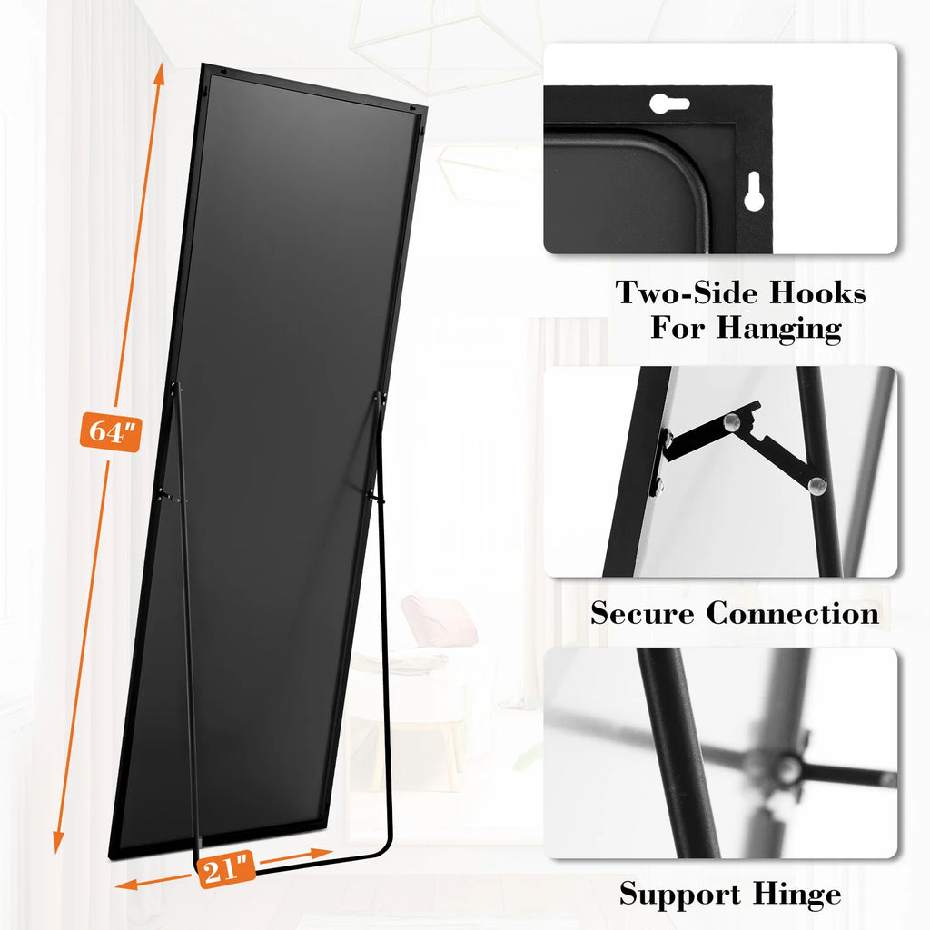 Mirror Standing Hanging or Leaning