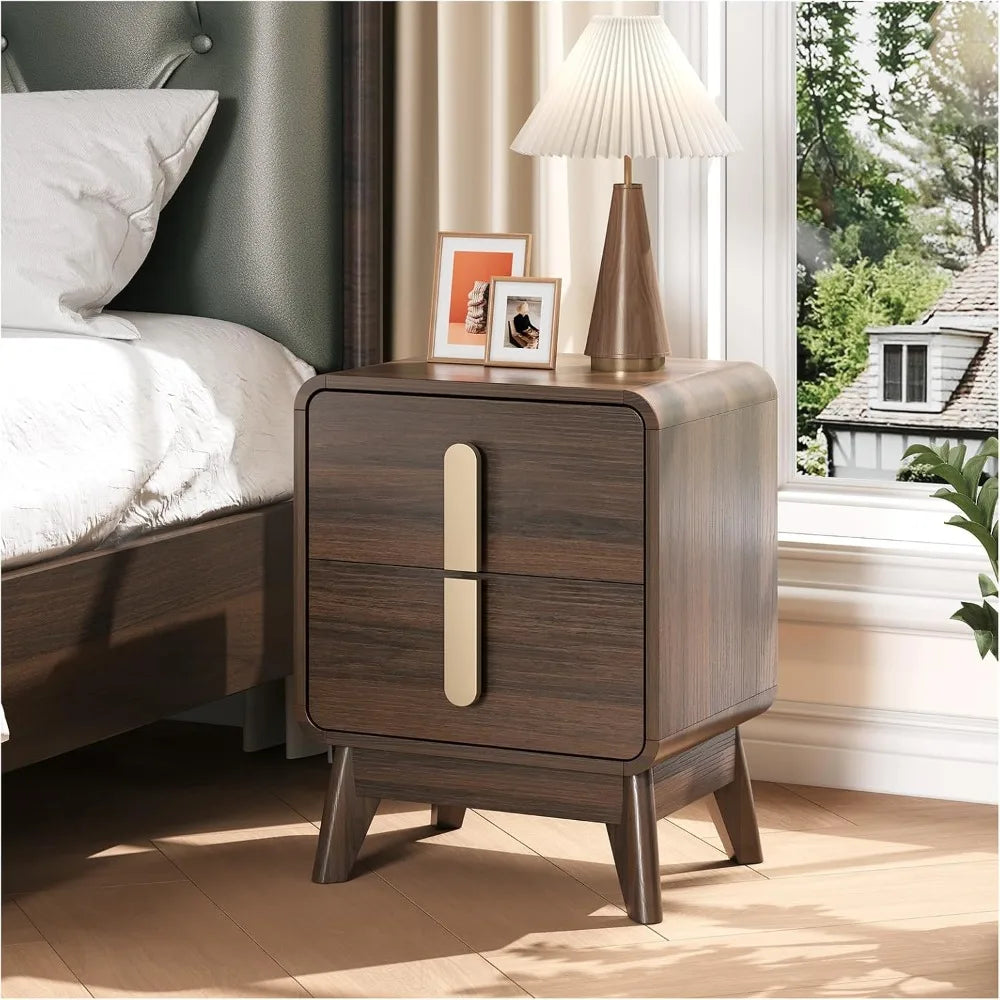 Mid Century Modern Nightstand Set of 2