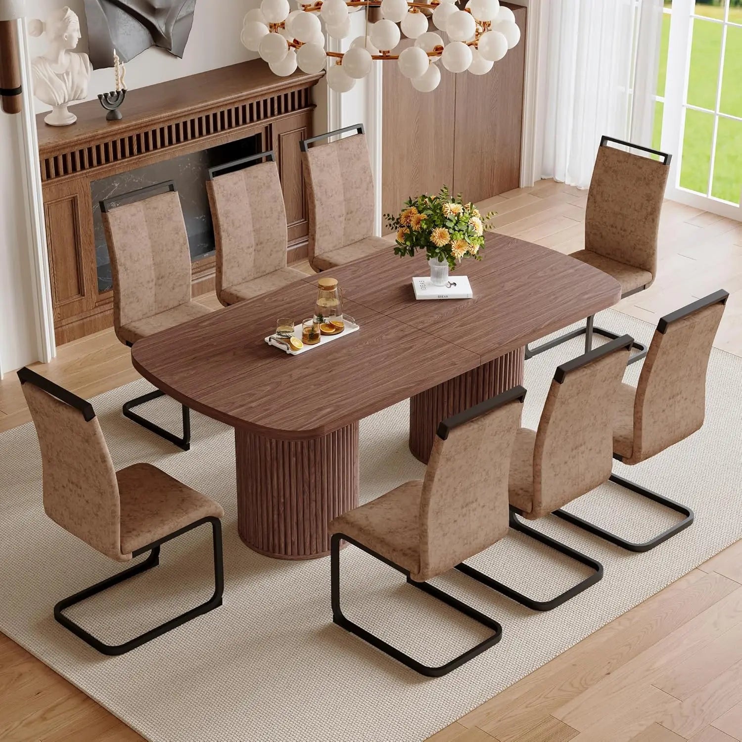 Dining Table Set for 8