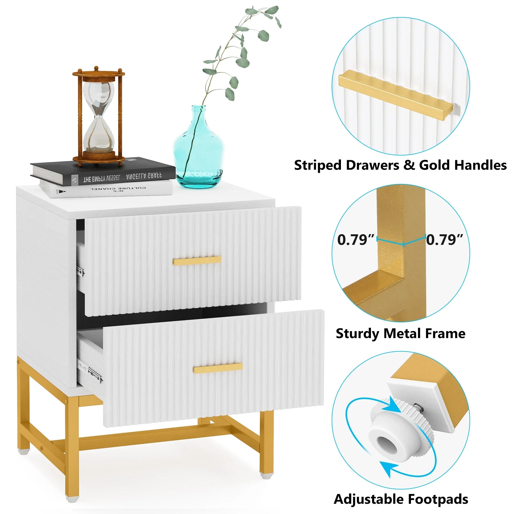 Bed Side End Table for Bedroom