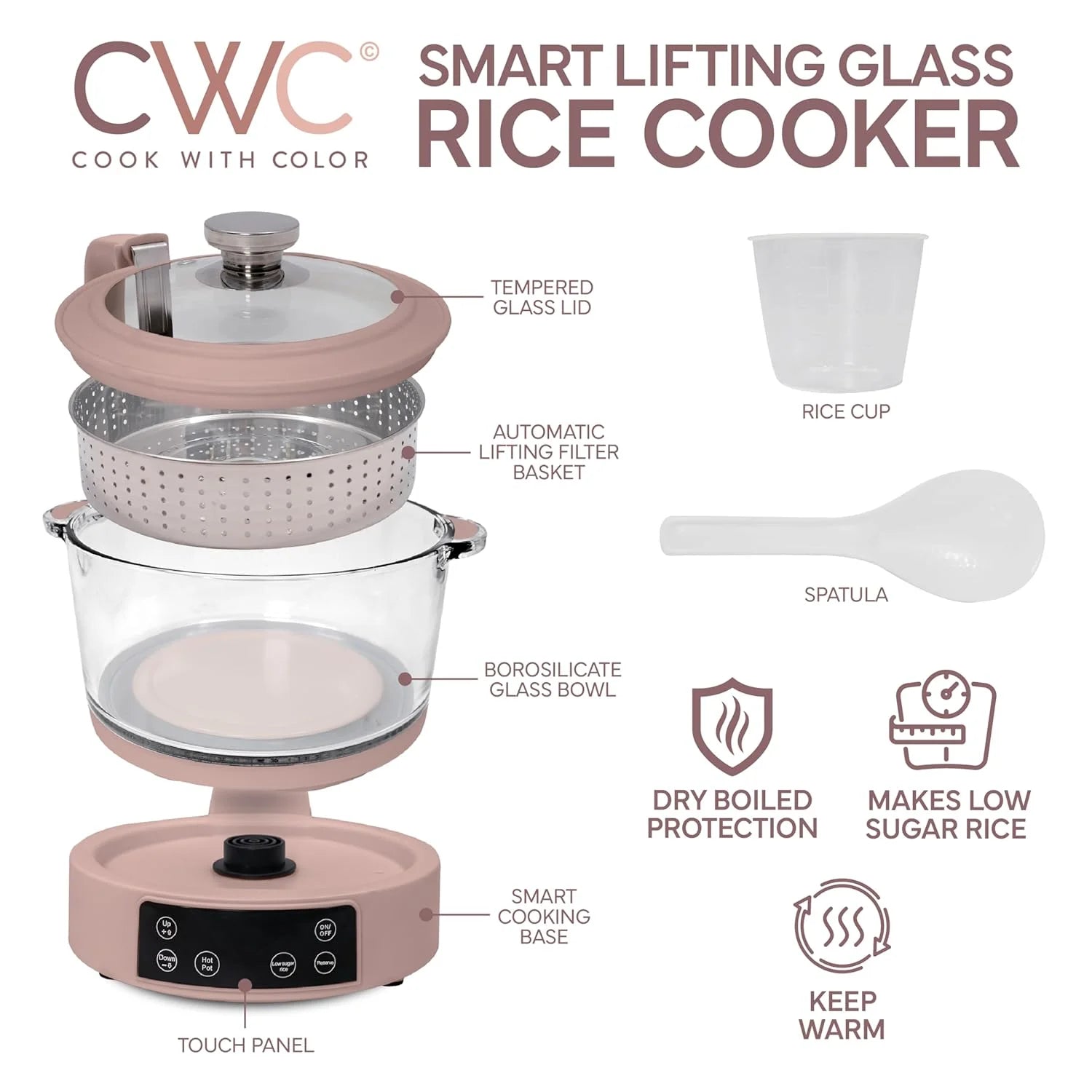 Rice Cooker-Makes 6 Cups Cooked