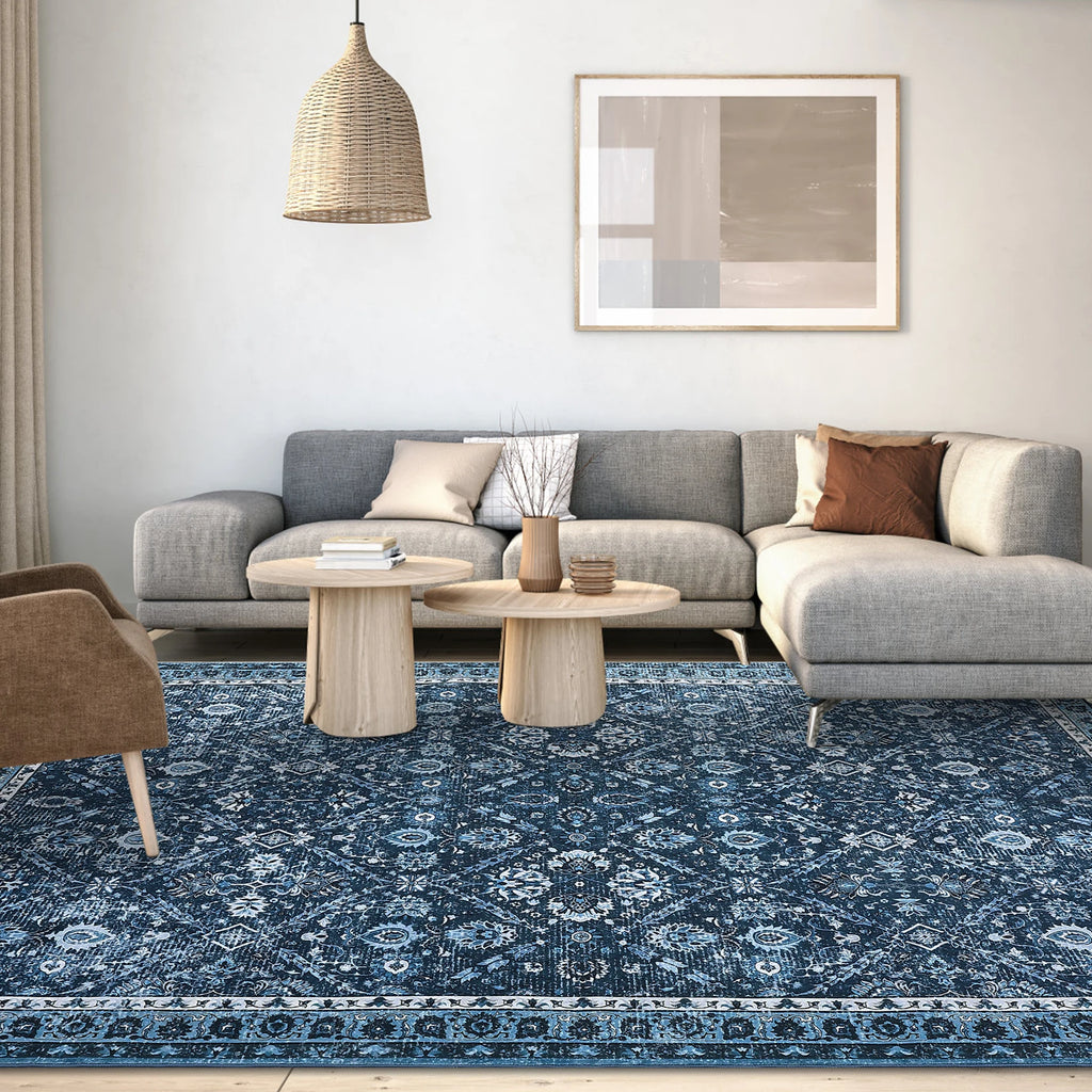 Rug for Living Room, Machine Washable